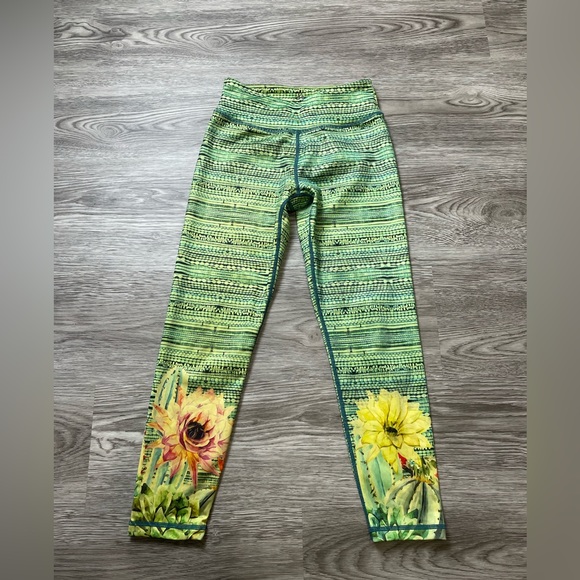 PRANA Roxanne Cactus Blossom Leggings Size XS NWOT - Picture 1 of 7